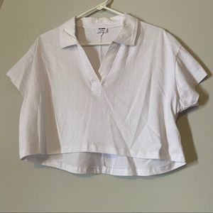 Cotton On Cropped Collared Tee